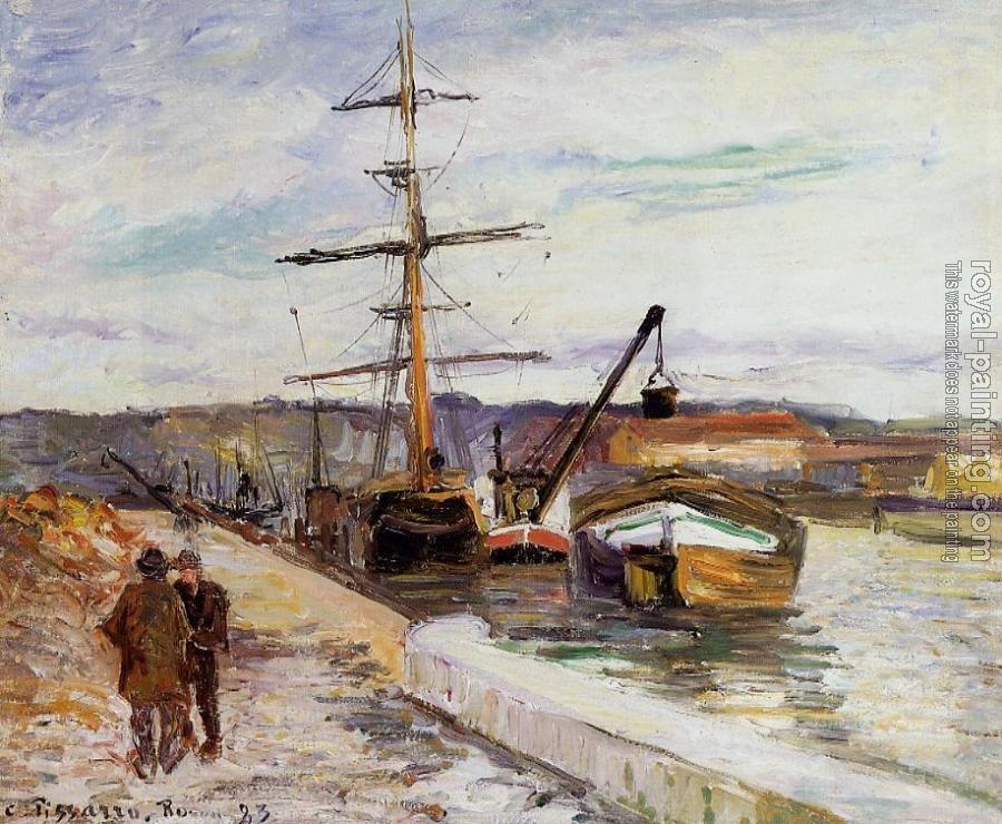 Camille Pissarro : The Port of Rouen II